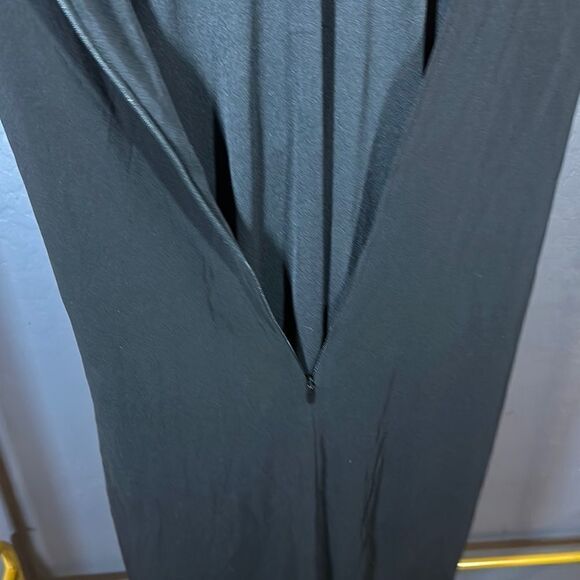 Boss Black Ruched Sheath Dress with 3/4 Sleeves for Cocktail - Picture 7 of 8